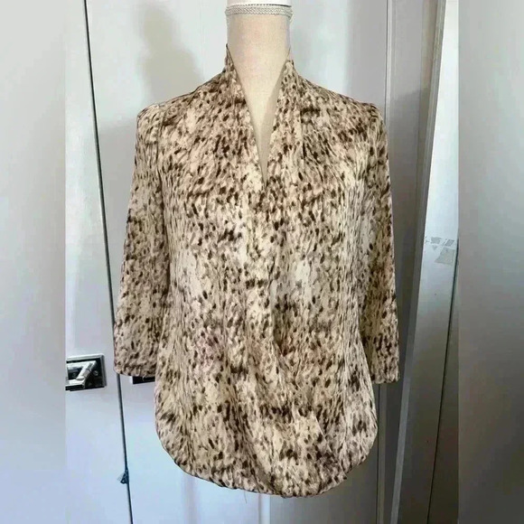 Nic + Zoe Animal Print Blouse - Picture 1 of 3